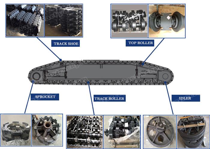 Kobelco CKE2500-2 Undercariage Parts.jpg